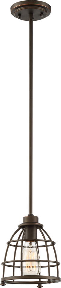 Nuvo Lighting - 60-5847 - One Light Pendant - Maxx - Mahogany Bronze