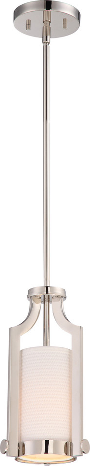 Nuvo Lighting - 60-5884 - One Light Mini Pendant - Meadow - Polished Nickel
