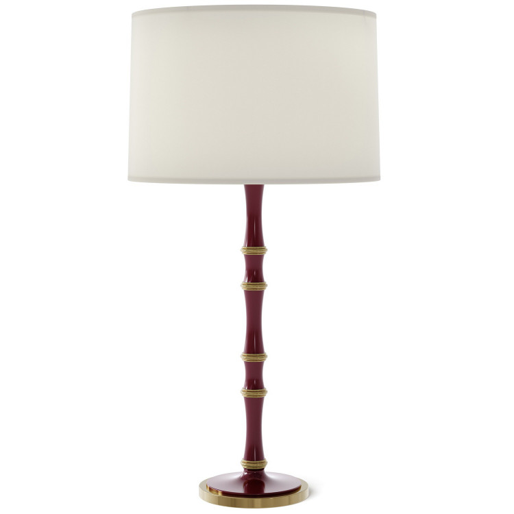 Robert Abbey - SM71 - One Light Table Lamp - Kane - Sugar Plum w/Modern Brass