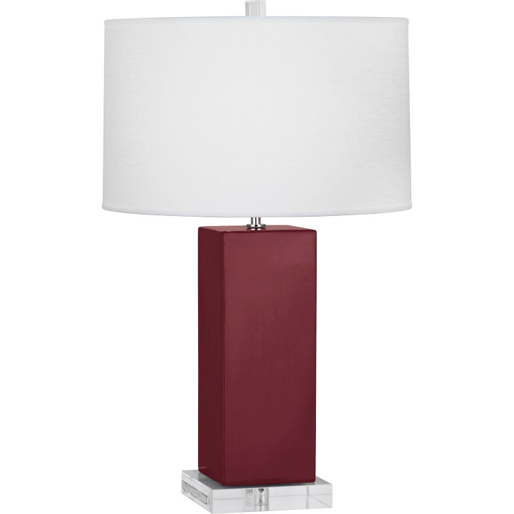 Robert Abbey - SM995 - One Light Table Lamp - Harvey - Sugar Plum Glazed Ceramic