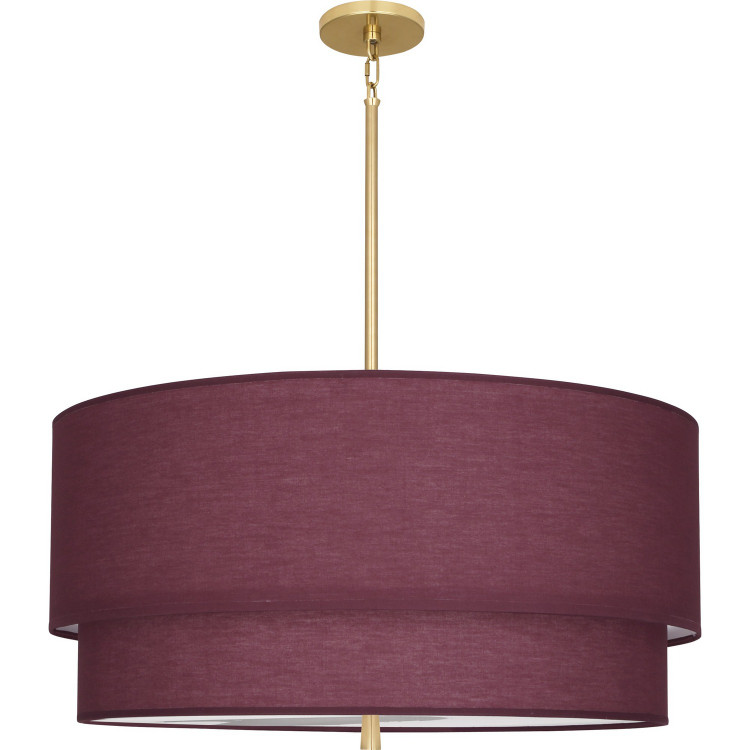 Robert Abbey - VW139 - Three Light Pendant - Decker - Modern Brass