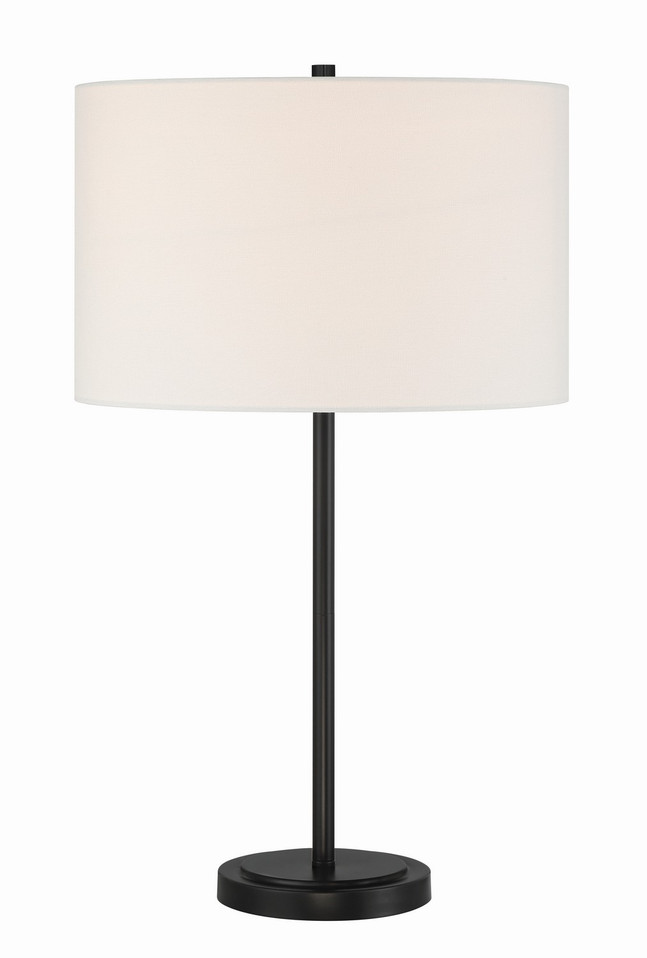 Craftmade - 87009FB-T - One Light Table Lamp - Jones - Flat Black