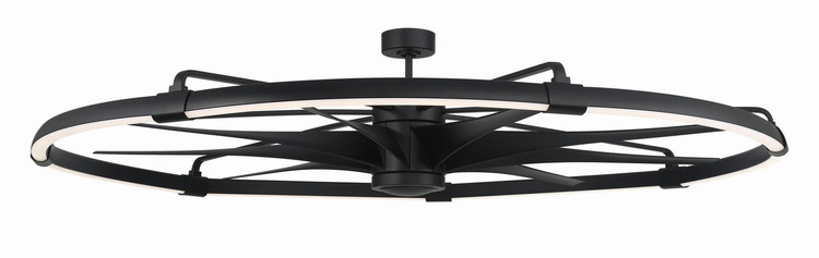 Craftmade - AXL80FB9 - 80 Ceiling Fan - Axel - Flat Black