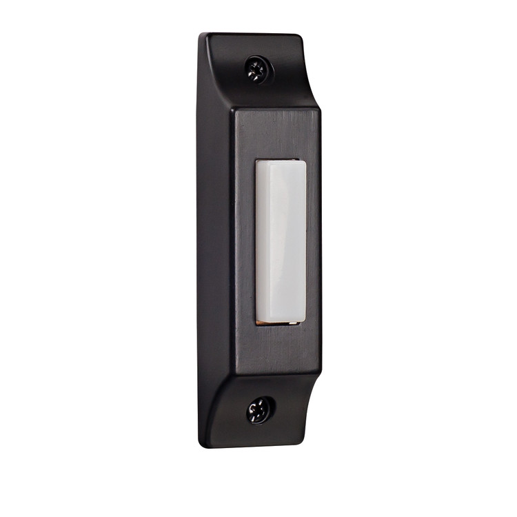 Craftmade - BSCB-B - Surface Mount Lighted Push Button - Push Button-Surface Mount - Painted Black