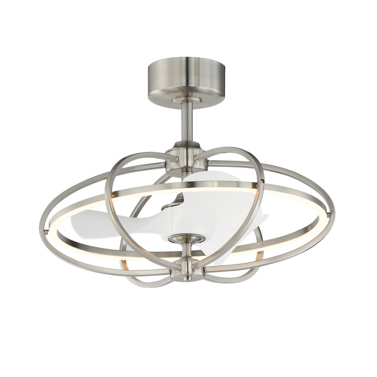 Maxim - 61001SN - LED Fandelight - Corona Fan - Satin Nickel