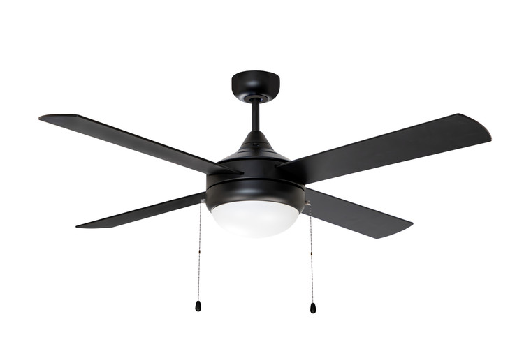Maxim - 88794BK - 52 Ceiling Fan - Quattro - Black
