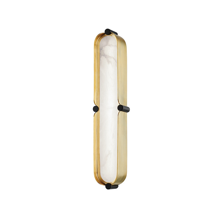 Hudson Valley - 2916-AGB/BK - LED Bath Bracket - Tribeca - Aged Brass