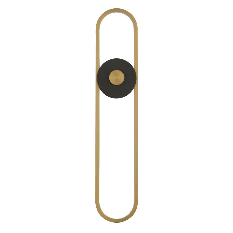 ET2 - E42108-BKGLD - LED Outdoor Wall Sconce - Gravity - Black / Gold