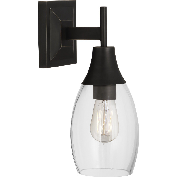 Robert Abbey - Z484 - One Light Wall Sconce - Grace - Deep Patina Bronze