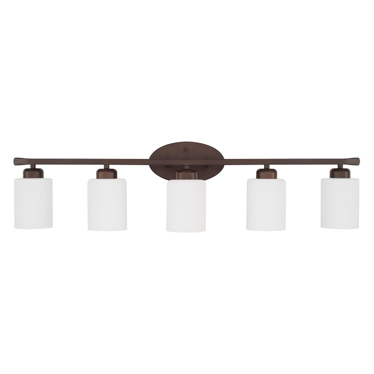 Capital Lighting - 115251BZ-338 - Five Light Vanity - Dixon - Bronze