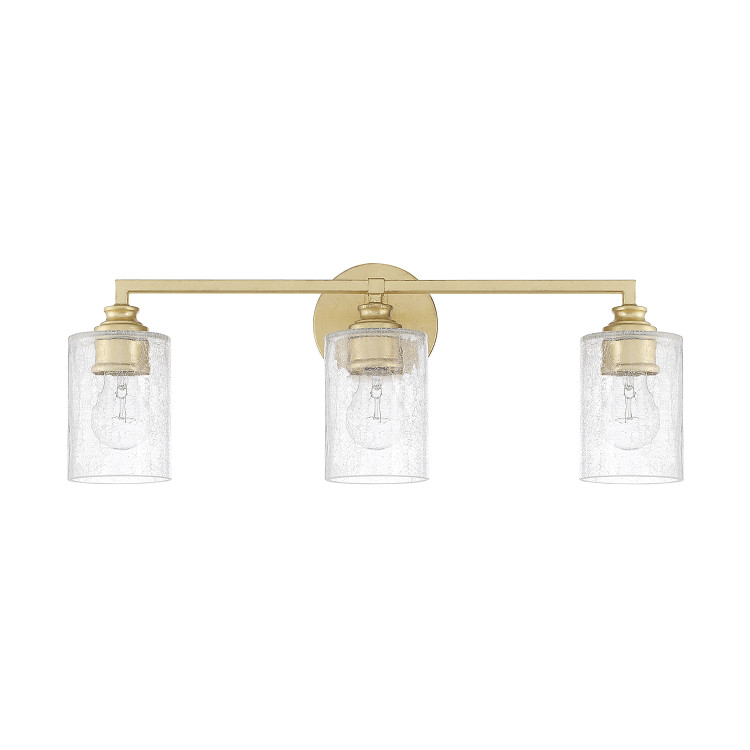 Capital Lighting - 120531CG-422 - Three Light Vanity - Milan - Capital Gold