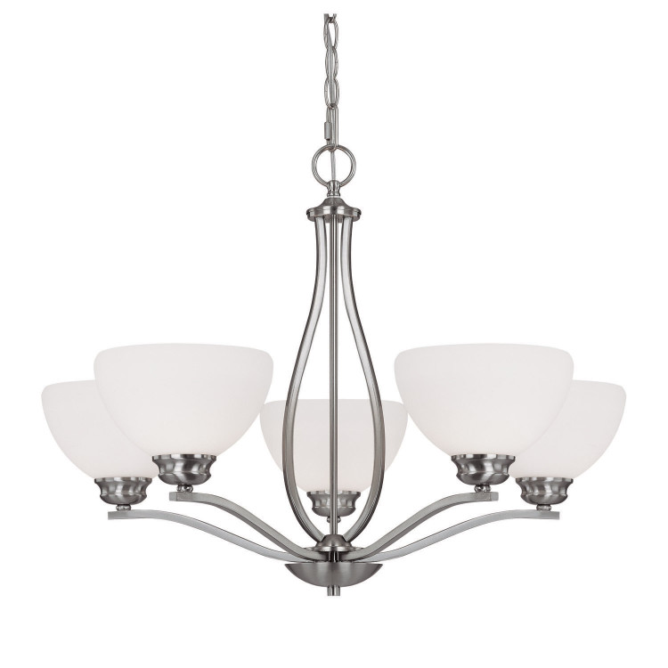 Capital Lighting - 4035BN-212 - Five Light Chandelier - Stanton - Brushed Nickel