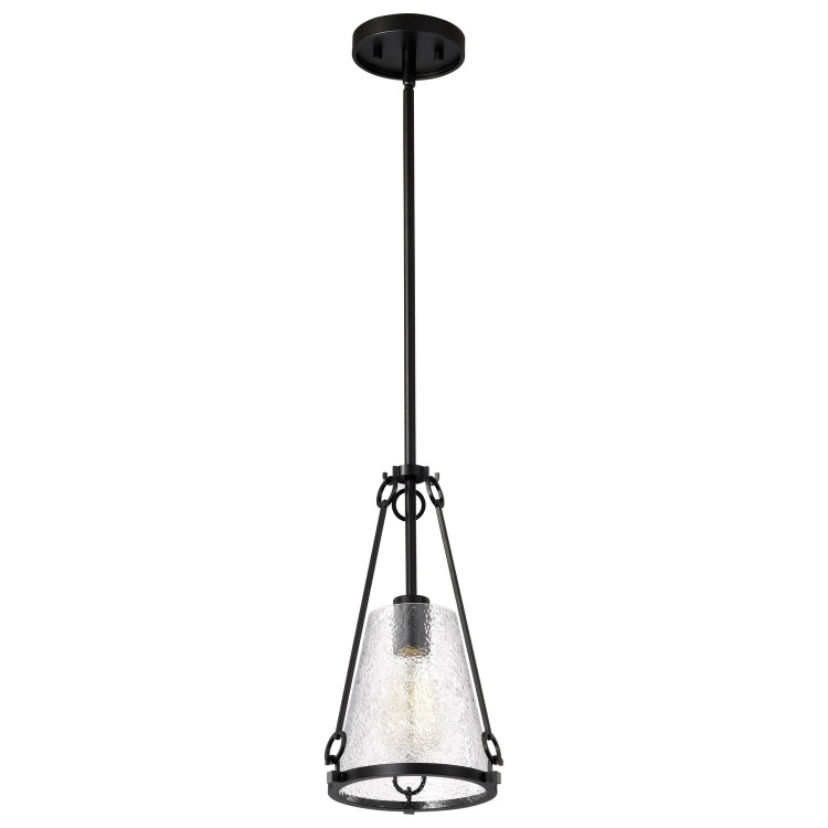 Nuvo Lighting - 60-8255 - One Light Pendant - Valentine - Black