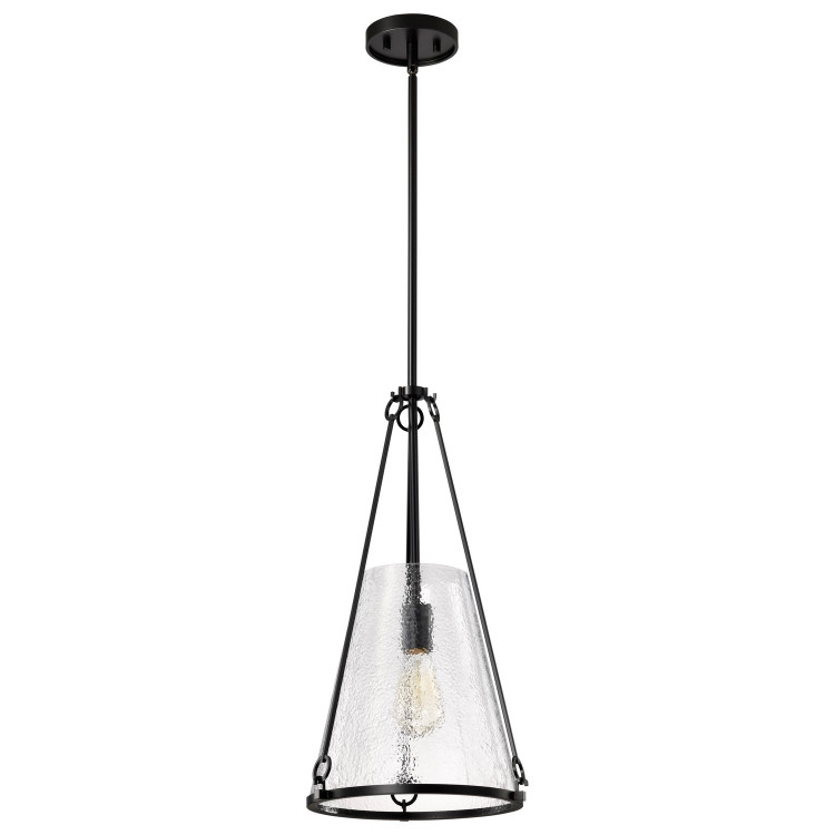 Nuvo Lighting - 60-8256 - One Light Pendant - Valentine - Black