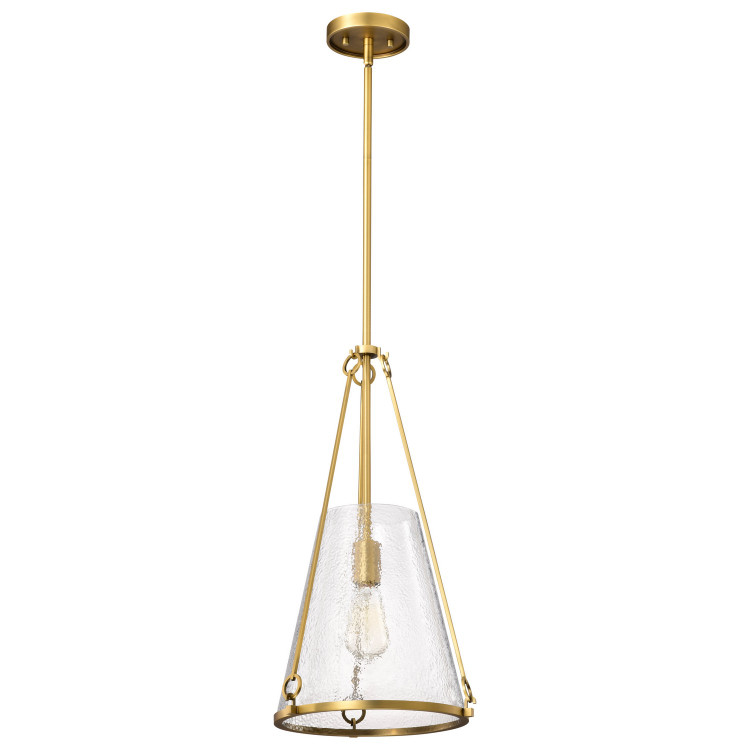 Nuvo Lighting - 60-8266 - One Light Pendant - Valentine - Vintage Brass