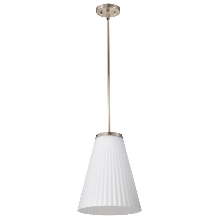 Nuvo Lighting - 60-8738 - One Light Pendant - Royale - Brushed Nickel