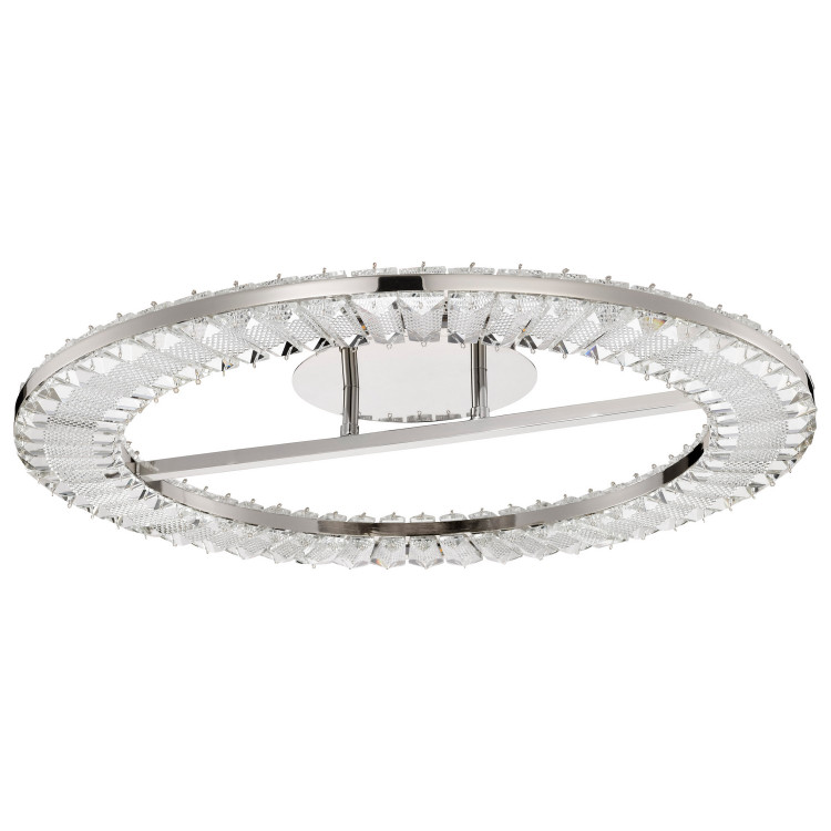 Nuvo Lighting - 62-2444 - LED Flush Mount - Nova - Polished Nickel