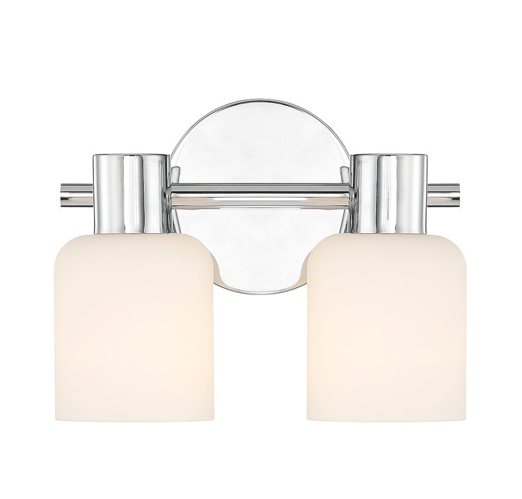 Lighting One E - V6-L8-9022-2-11 - Two Light Bathroom Vanity - Strand - Chrome