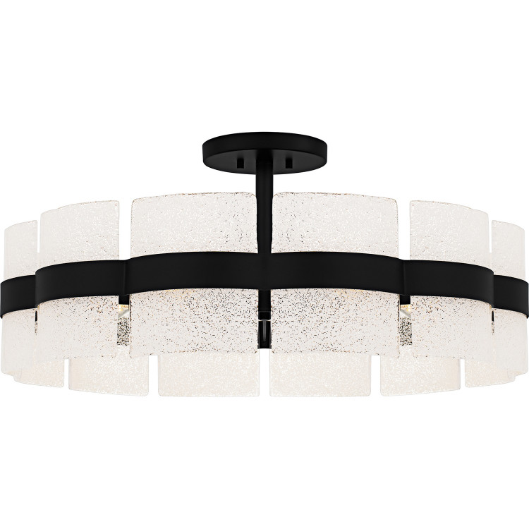 Quoizel - SWE1730MBK - Six Light Semi-Flush Mount - Sweeney - Matte Black