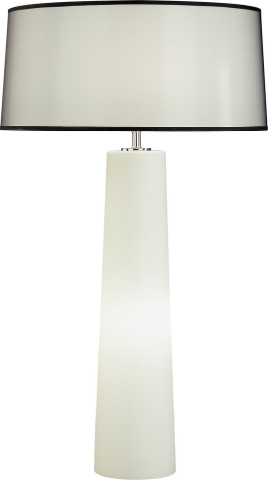 Robert Abbey - 1578B - Two Light Table Lamp - Rico Espinet Olinda - Frosted White Cased Glass w/Night Light