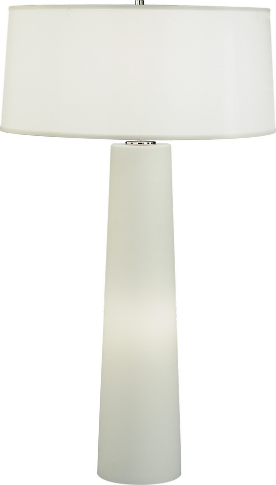 Robert Abbey - 1578W - Two Light Table Lamp - Rico Espinet Olinda - Frosted White Cased Glass w/Night Light