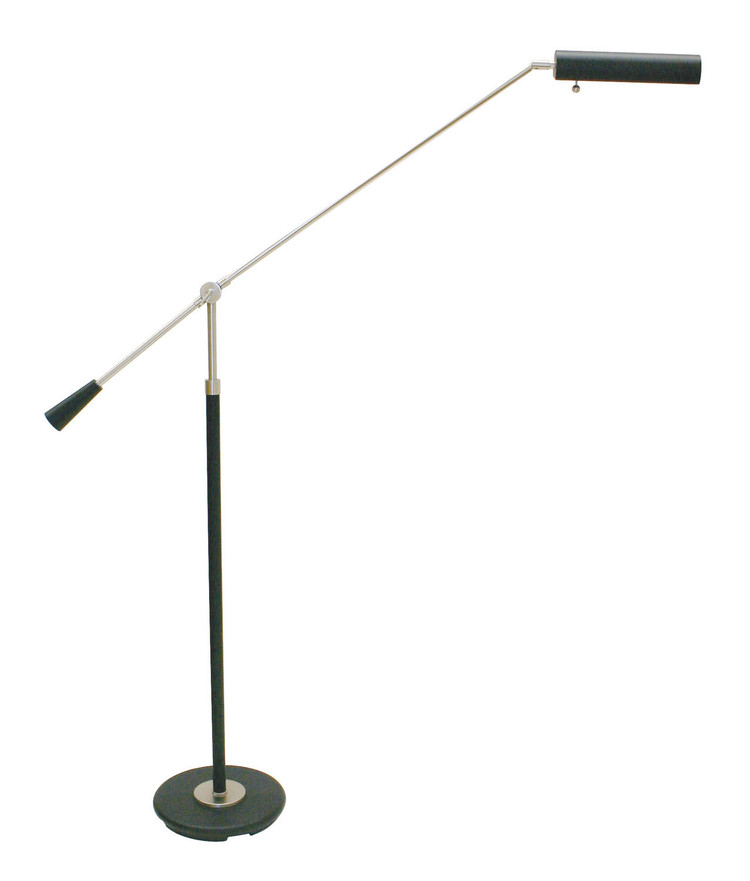 House of Troy - PFL-527 - One Light Piano Lamp - Grand Piano - Black/Satin Nickel