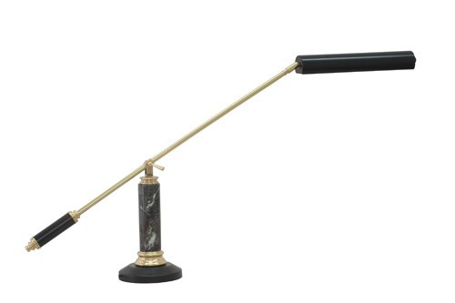 House of Troy - PLED192-617 - LED Piano/Desk Lamp - Piano/Desk - Black/Polished Brass