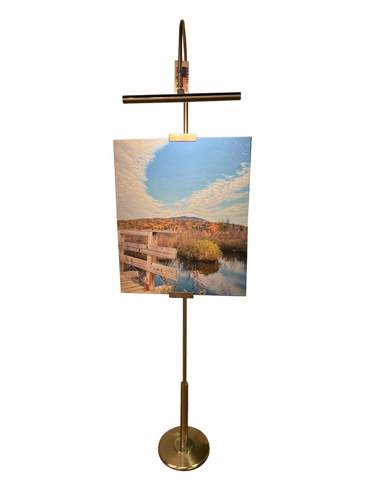 House of Troy - RN302-SN - LED Floor Lamp - River North - Satin Nickel