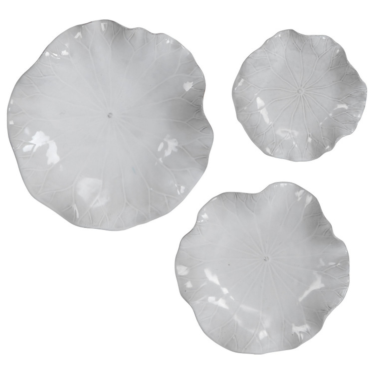 Uttermost - 04234 - Wall Decor S/3 - Abella - White