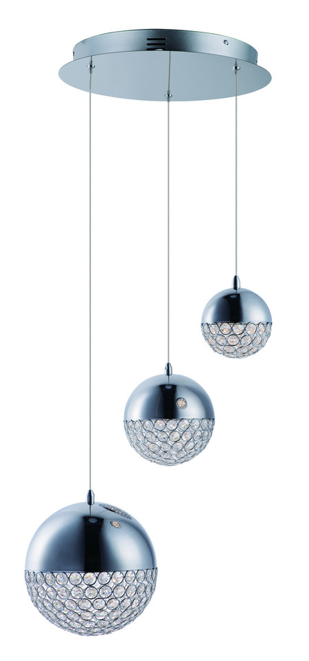 ET2 - E31226-20PC - LED Pendant - Eclipse - Polished Chrome