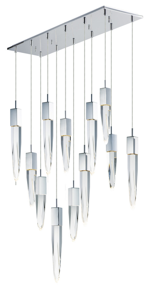 ET2 - E31248-20PC - LED Pendant - Quartz - Polished Chrome