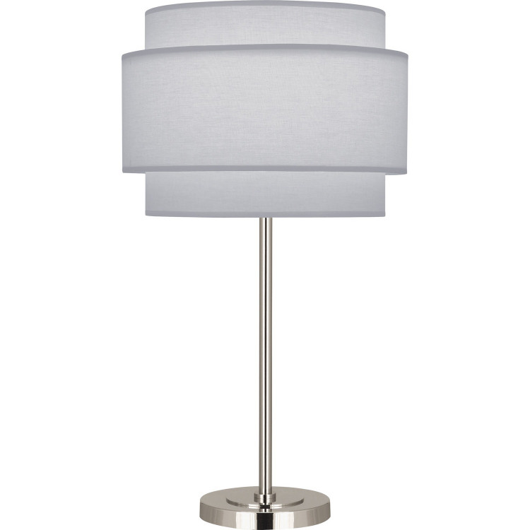 Robert Abbey - PG131 - One Light Table Lamp - Decker - Polished Nickel