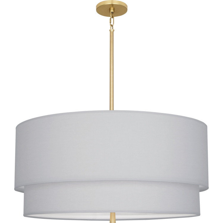 Robert Abbey - PG139 - Three Light Pendant - Decker - Modern Brass