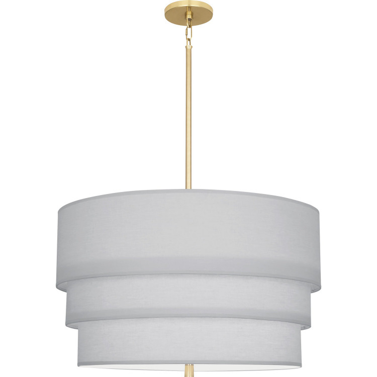 Robert Abbey - PG141 - Three Light Pendant - Decker - Modern Brass