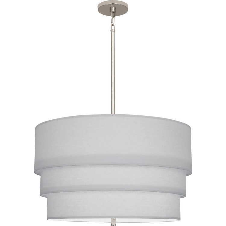 Robert Abbey - PG142 - Three Light Pendant - Decker - Polished Nickel