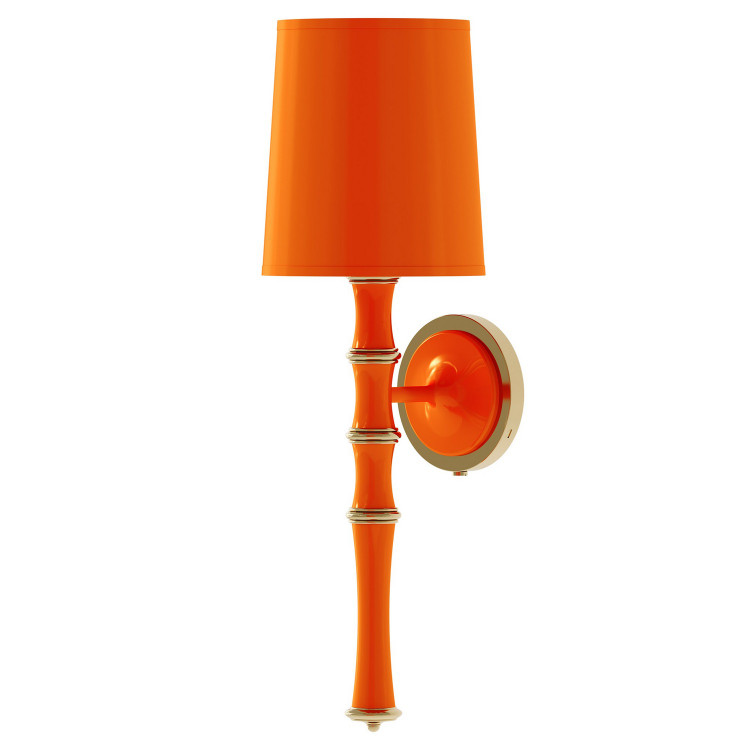 Robert Abbey - PM87X - One Light Wall Sconce - Kane - Pumpkin w/Modern Brass