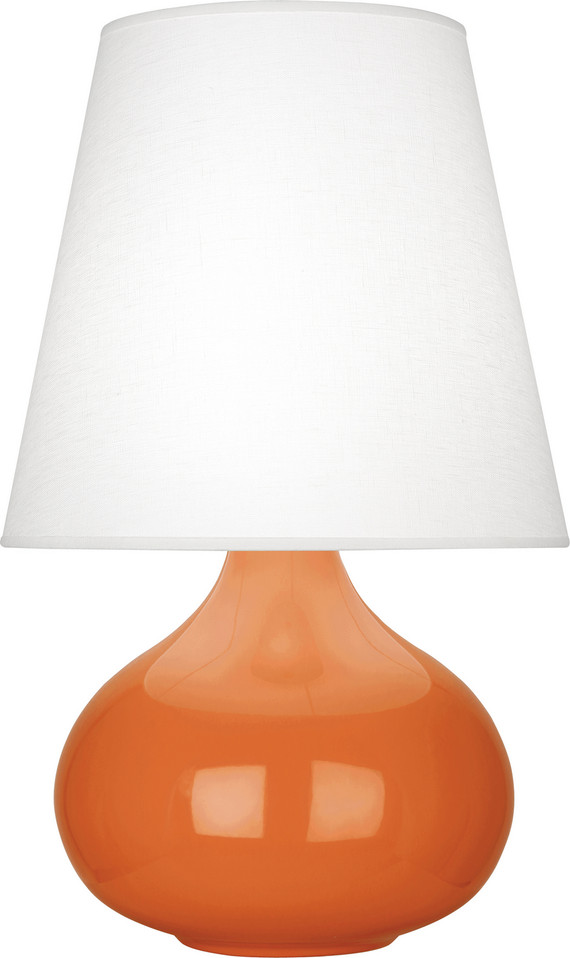 Robert Abbey - PM93 - One Light Accent Lamp - Small June - Pumpkin Glazed Ceramic