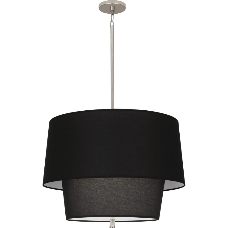 Robert Abbey - RB138 - Three Light Pendant - Decker - Polished Nickel
