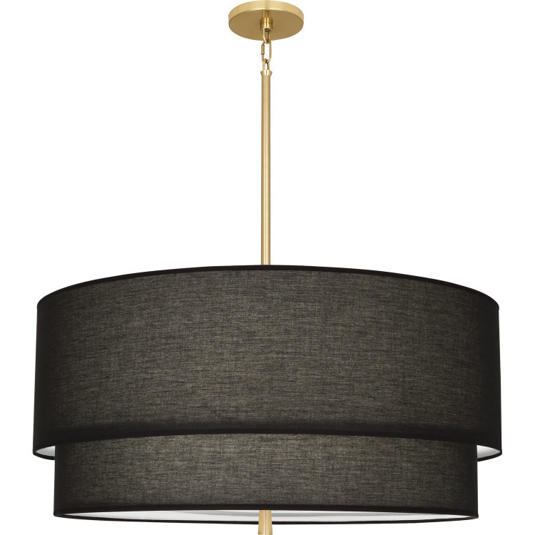 Robert Abbey - RB139 - Three Light Pendant - Decker - Modern Brass