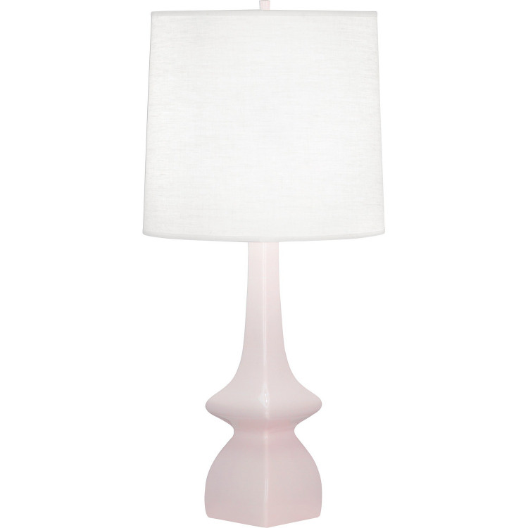Robert Abbey - RW210 - One Light Table Lamp - Jasmine - Rose Water Glazed Ceramic