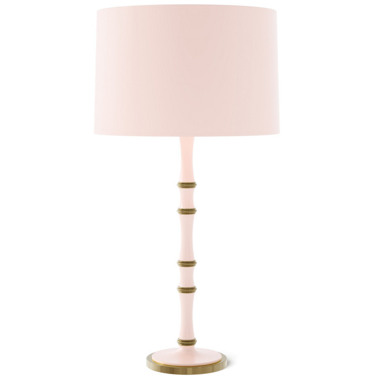 Robert Abbey - RW71X - One Light Table Lamp - Kane - Rose Water w/Modern Brass
