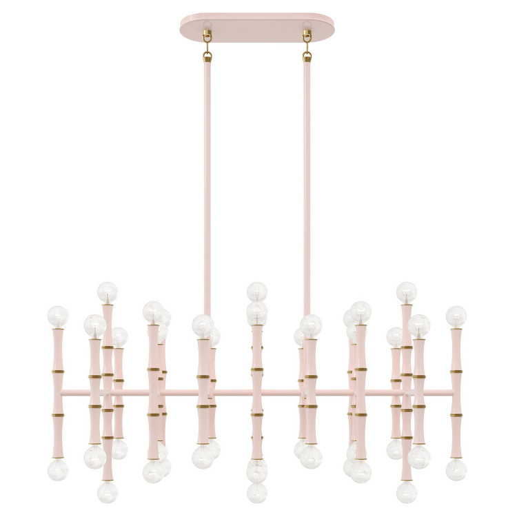 Robert Abbey - RW77 - 42 Light Chandelier - Kane - Rose Water w/Modern Brass