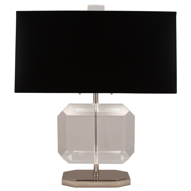 Robert Abbey - S1197B - Two Light Accent Lamp - Jacqueline - Polished Nickel w/Clear Crystal