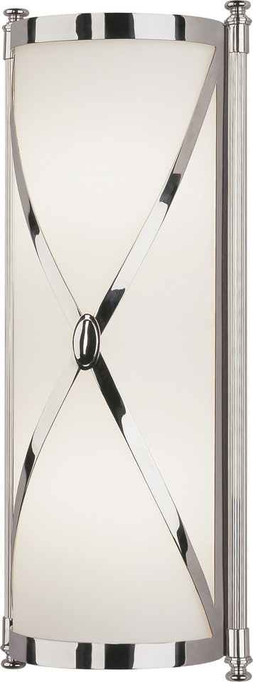 Robert Abbey - S1986 - Two Light Wall Sconce - Chase - Polished Nickel