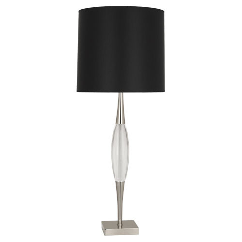Robert Abbey - S207B - One Light Table Lamp - Juno - Polished Nickel w/ Clear Crystal