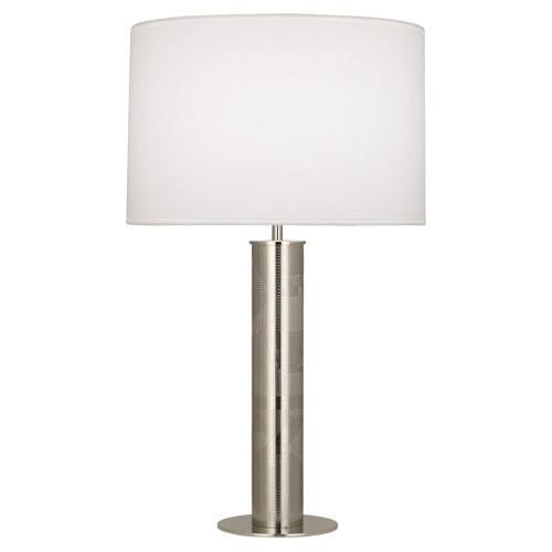 Robert Abbey - S627 - One Light Table Lamp - Michael Berman Brut - Polished Nickel