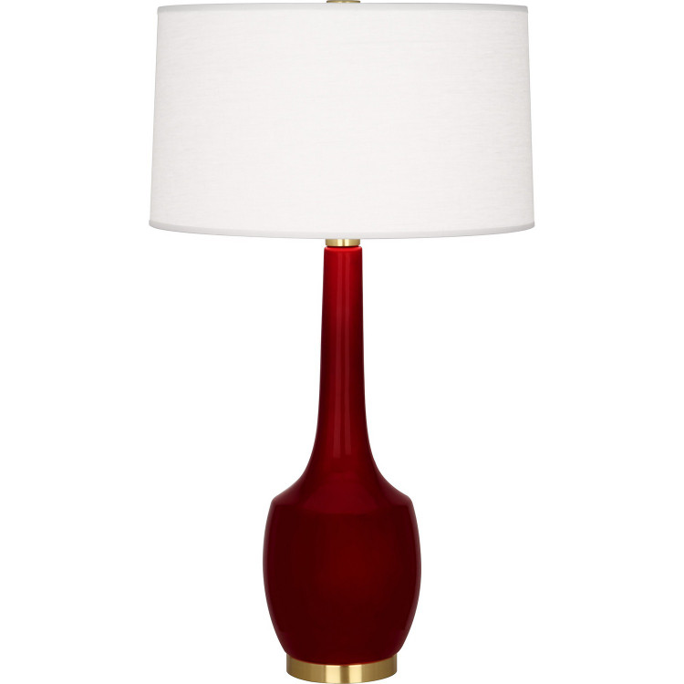 Robert Abbey - SA701 - One Light Table Lamp - Delilah - Sangria Glazed Ceramic