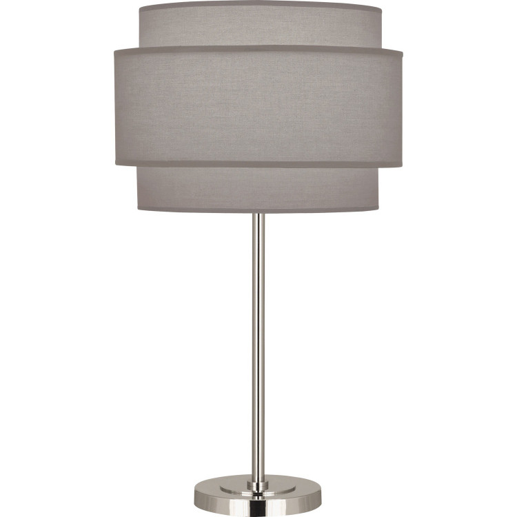Robert Abbey - SG131 - One Light Table Lamp - Decker - Polished Nickel