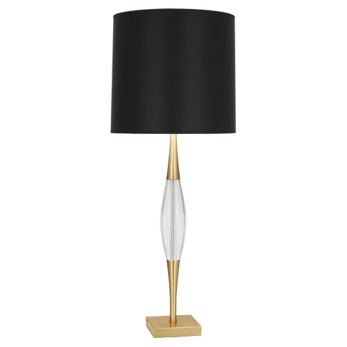 Robert Abbey - 207B - One Light Table Lamp - Juno - Modern Brass w/ Clear Crystal