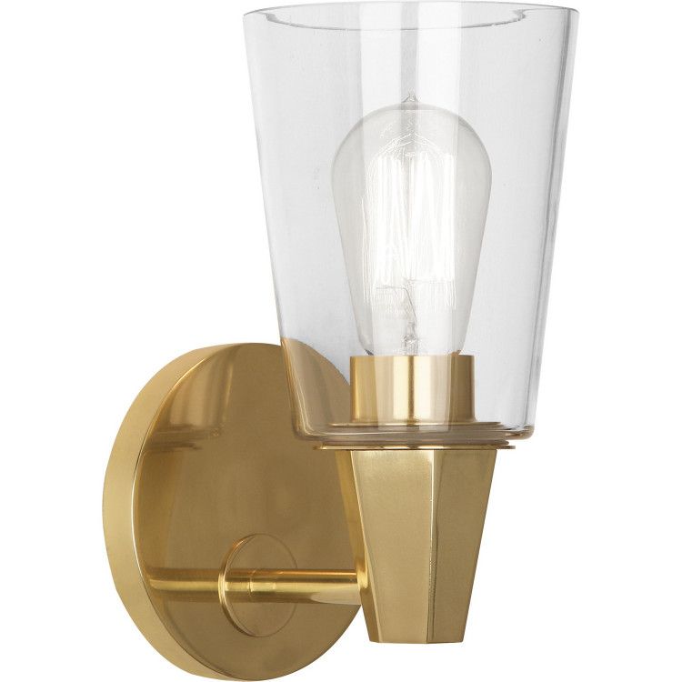 Robert Abbey - 254C - One Light Wall Sconce - Wheatley - Modern Brass